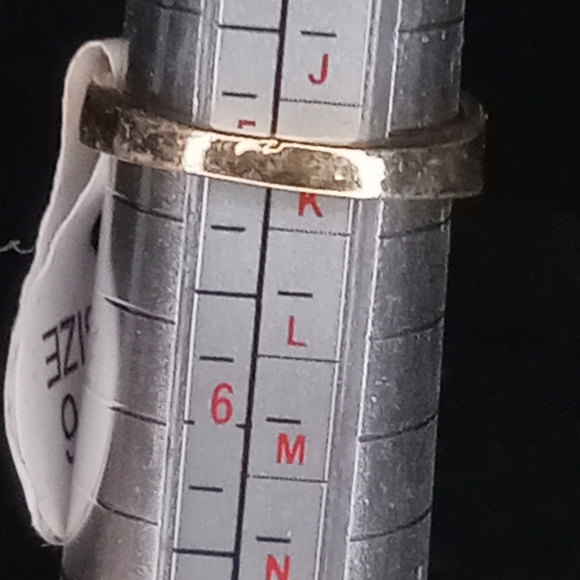 Natural Stone And Gold Tone ring for women Size 5 - Picture 4 of 5